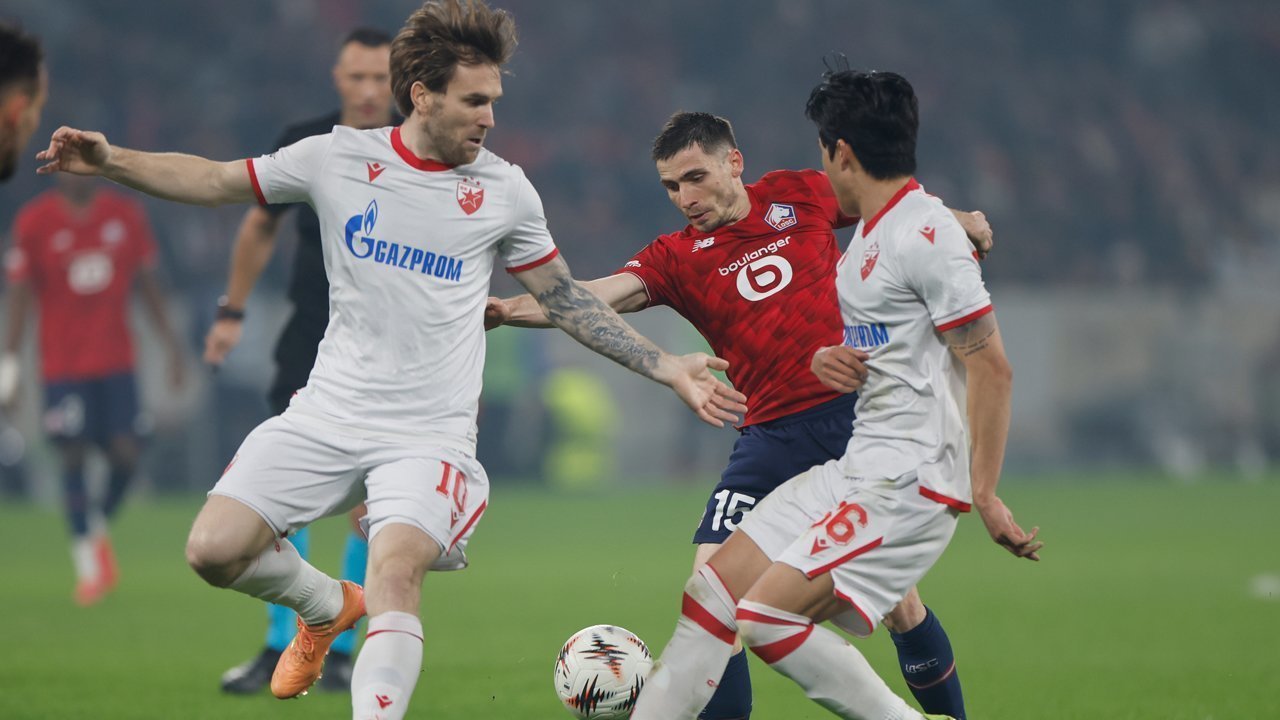 Hasil Lille vs Red Star Belgrade: Calvin Verdonk Cadangan, Les Dogues Tumbang 0-1 di Kandang